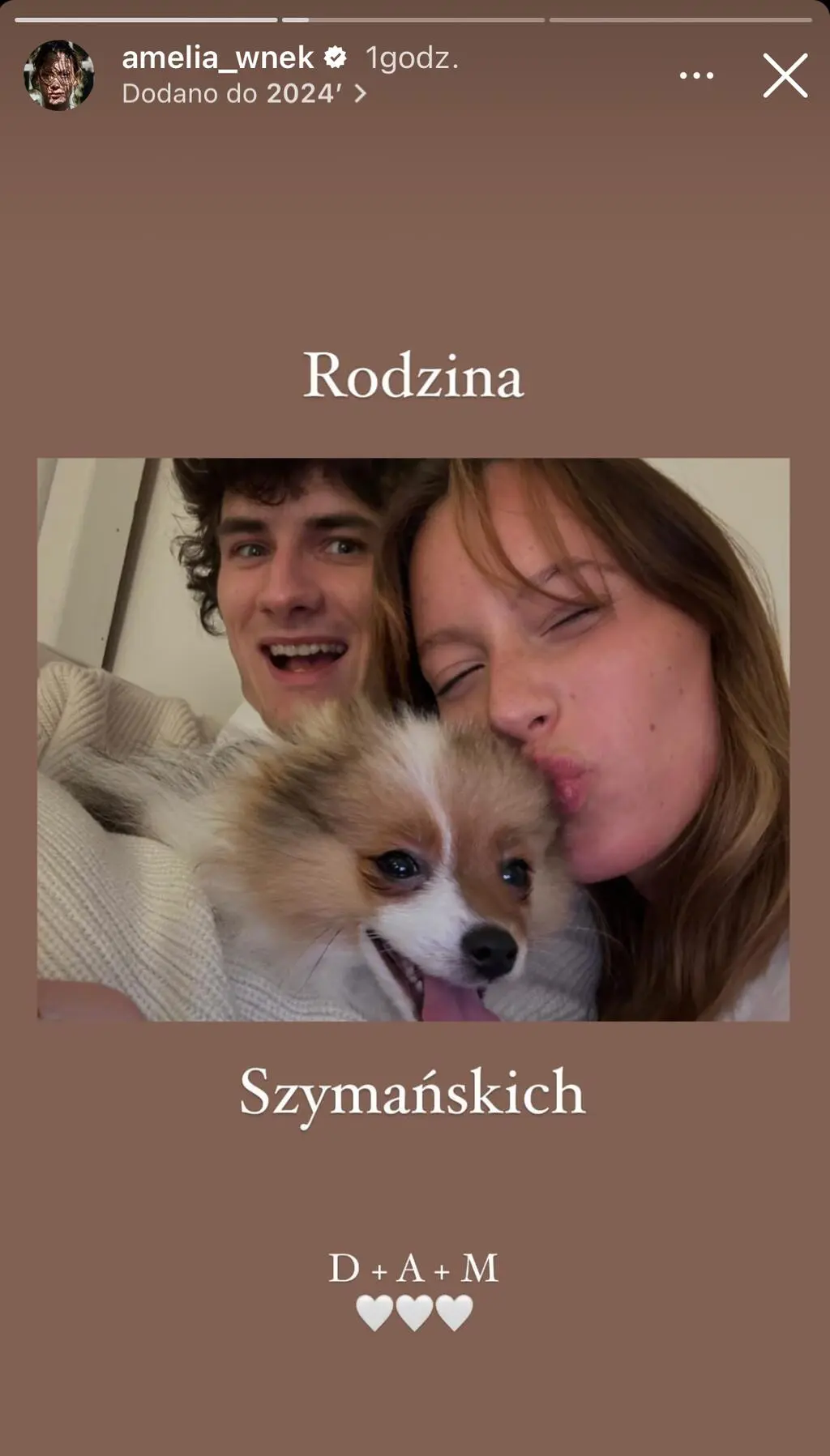 Amelia i Dominik z "Top Model" pokazali rodzinne zdjęcie
