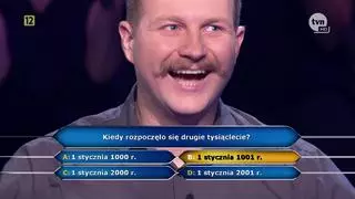 Jacek Iwaszko wygrał milion w "Milionerach"
