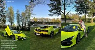 Narzeczony Klaudii Halejcio chwali się nowym autem