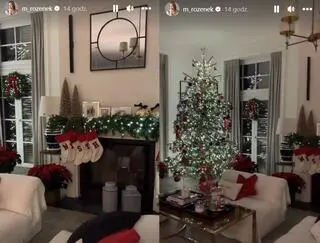 Małgorzata Rozenek-Majdan ma już choinkę w domu