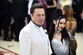 Elon Musk i jego była partnerka Grimes 