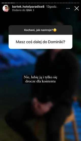 Bartosz Pankowski z programu "Hotel Paradise"