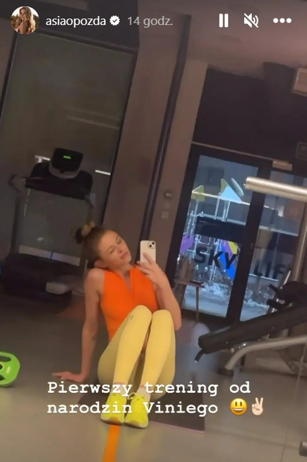 Joanna Opozda rozpoczęła pierwszy trening po porodzie