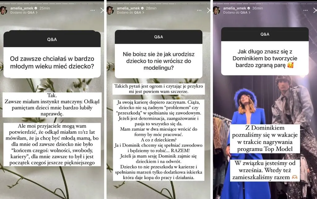 "Top Model 12". Amelia Wnęk o macierzyństwie