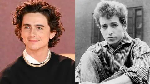 Powstaje filmowa biografia Boba Dylana. Timothée Chalamet przyłapany w pełnej charakteryzacji 