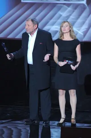 Andrzej Grabowski z córką Zuzanną, 2008 rok