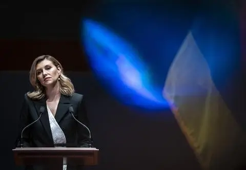 Ołena Zełenska na okładce "Vogue'a". "Nie mamy wątpliwości, że zwyciężymy"