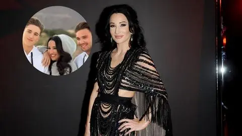 Justyna Steczkowska z synami