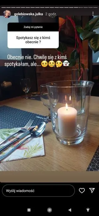 Julia Gołębiowska ze "ŚOPW" o miłości