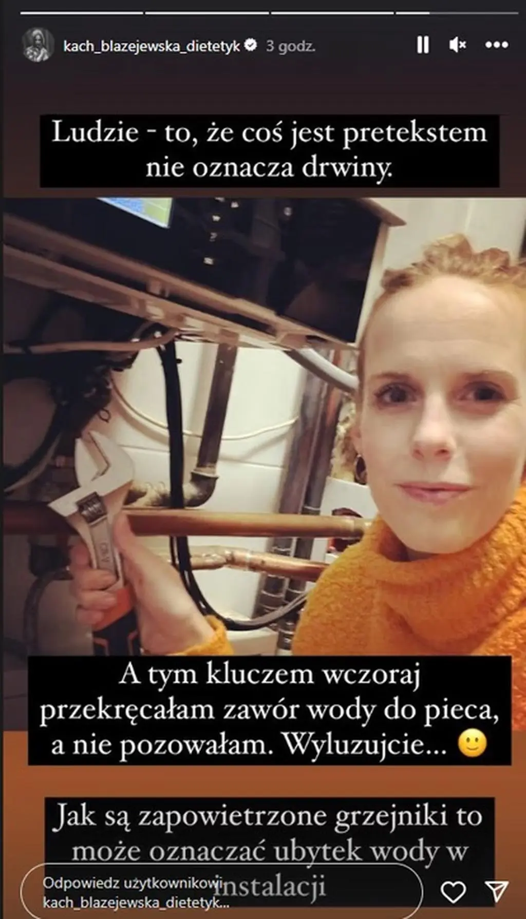 Oświadczenie Katarzyny Błażejewskiej-Stuhr