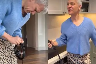 Michał Żebrowski pokazał ogromne poczucie humoru