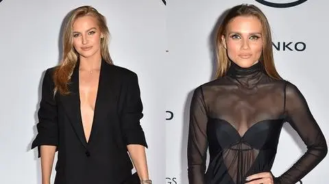 Karolina Pisarek i Agnieszka Kaczorowska-Pela na pokazie marki Pinko