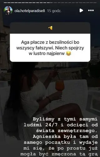 Aleksandra Sznajder z programu "Hotel Paradise"