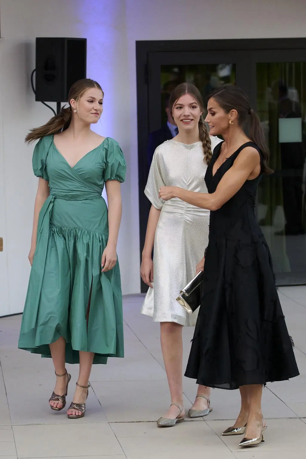Królowa Letizia, księżna Eleonora oraz infantka Sofia