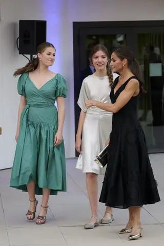 Królowa Letizia, księżna Eleonora oraz infantka Sofia