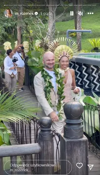 Drugi ślub Omeny Mensah i Rafała Brzoski