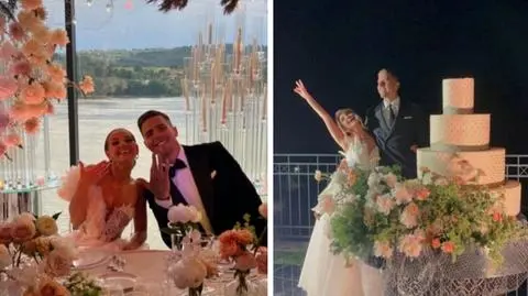 Bajkowy ślub piłkarza reprezentacji. Jan Bednarek i Julia Nowak powiedzieli sobie "tak"