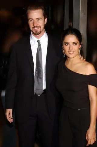 Salma Hayek i Edward Norton