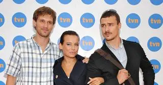 Jakub Strzelecki podczas prezentacji nowej ramówki TVN