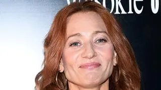 Magdalena Popławska na premierze "Czarnej owcy"