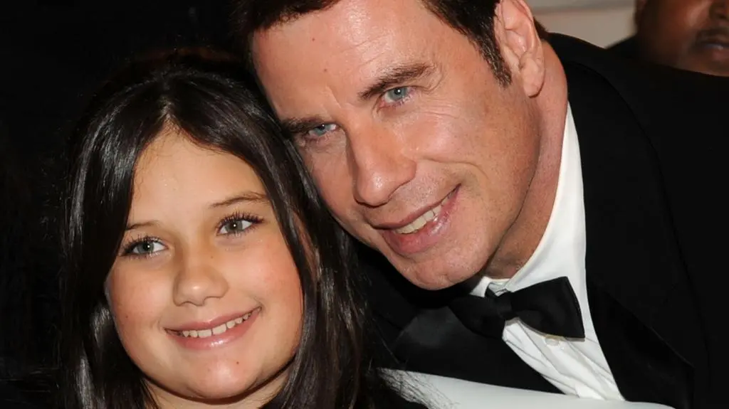 John Travolta z córką Ellą Bleu