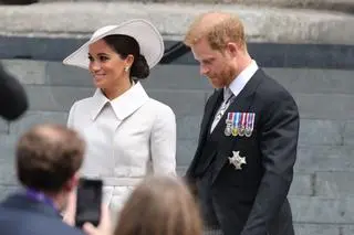 Książę Harry chodził smutny podczas jubileuszu królowej