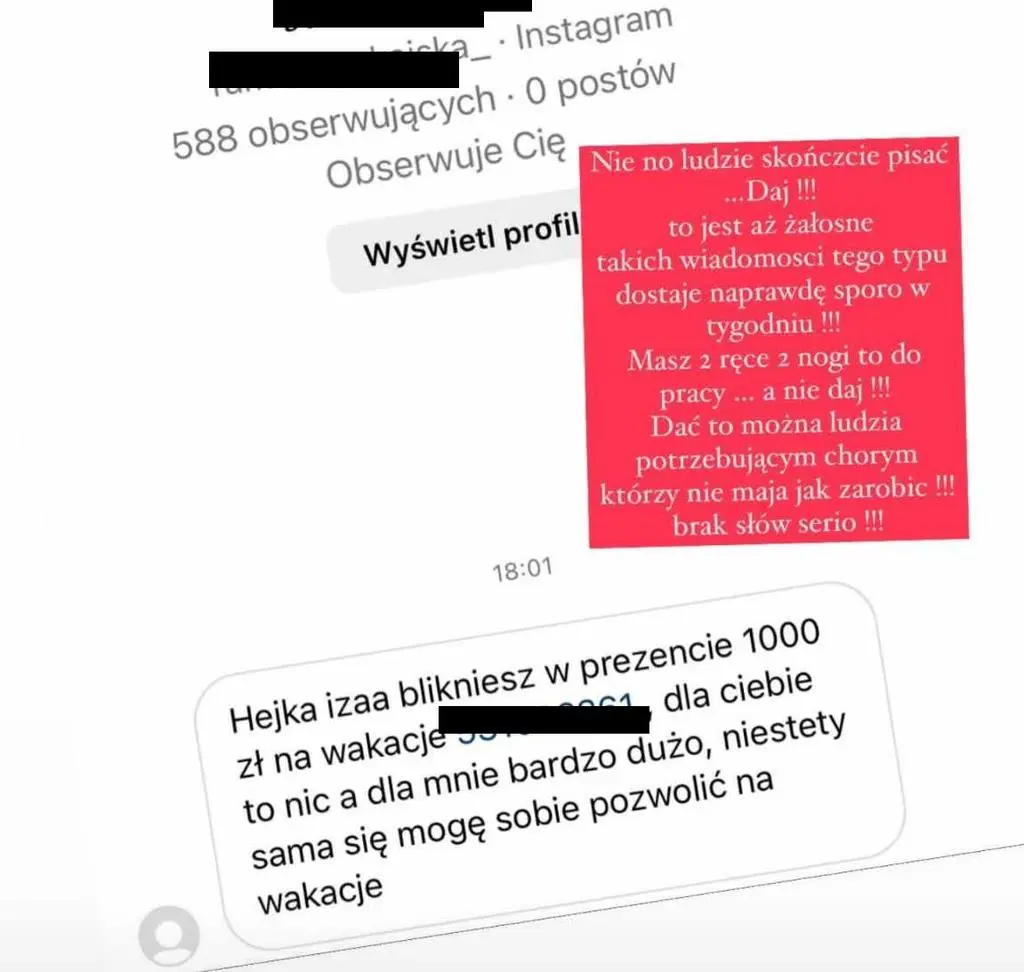 Izabela Macudzińska jest rozczarowana postawą niektórych fanów.
