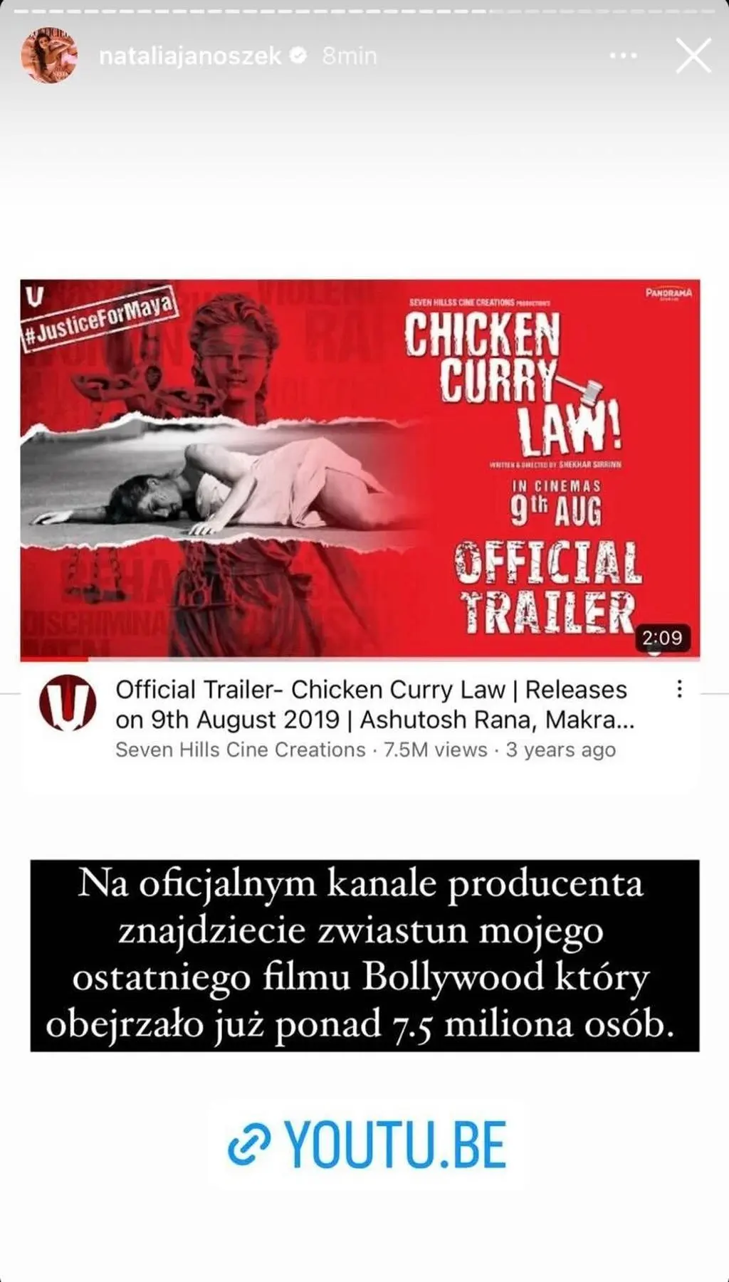 Natalia Janoszek walczy o dobre imię