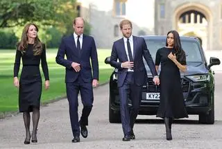 Kate Middleton, książę William, Meghan Markle i książę Harry
