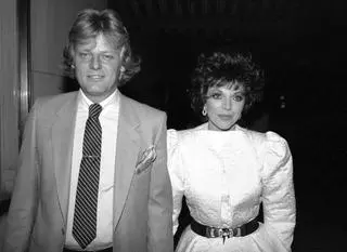 Joan Collins z Ronaldem S. Kassem