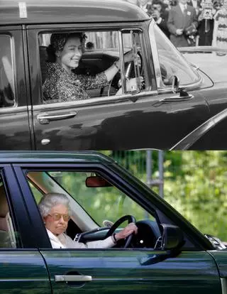 Królowa Elżbieta II jeździła samochodem bez prawa jazdy 