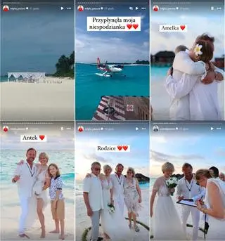 Edyta i Cezary Pazurowie odnowili przysięgę małżeńską