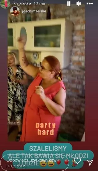 Iza Zeiske świętowała imieniny