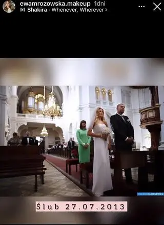 Ewa Mrozowska świętuje 10. rocznicę ślubu