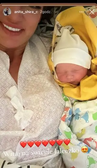 Anita "Shira" Czupta z "40 kontra 20" z maluszkiem