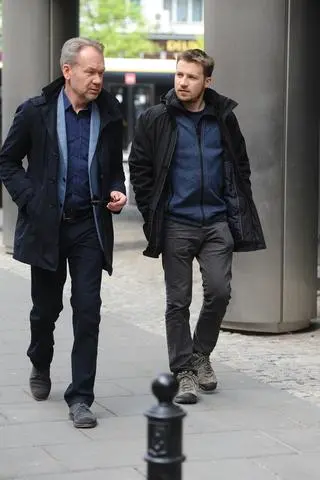 Mirosław Baka z synem Łukaszem