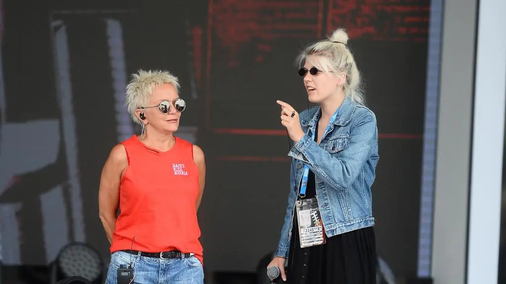 Małgorzata Ostrowska i Daria Zawiałow