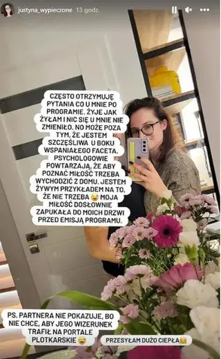 Justyna Hołubowicz jest w związku