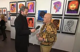 Andrzej Pągowski rozmawia z Olivierem Janiakiem