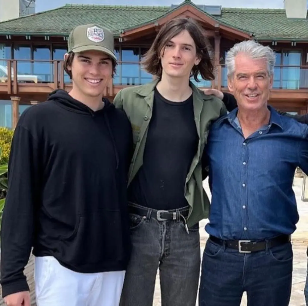Pierce Brosnan z dziećmi