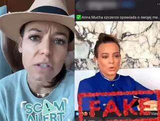 Oszuści wykorzystali wizerunek Anny Muchy