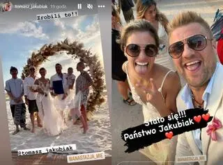 Tomasz Jakubiak i Anastazja Mierosławska