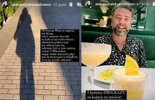Aleksandra Kwaśniewska i Kuba Badach na randce