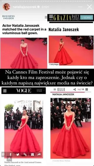 Natalia Janoszek o zainteresowaniu mediów na świecie