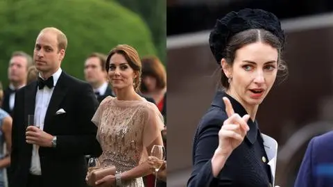 książę William, księżna Kate i Rose Hanbury