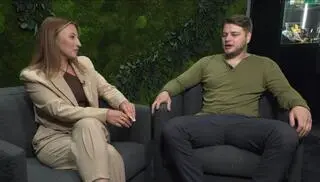 Kuba Wellman w rozmowie z dziennikarką dziendobry.tvn.pl Darią Pacańską