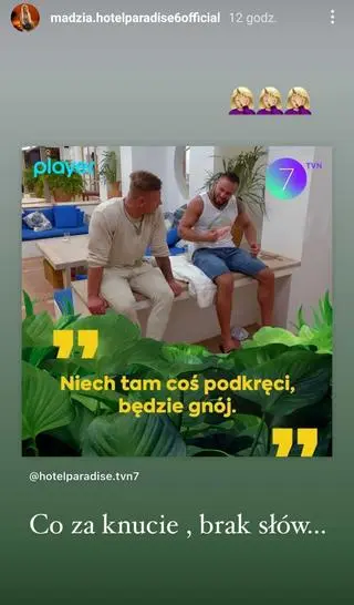 Madzia z "Hotelu Paradise" reaguje na podstęp Marka i Dawida