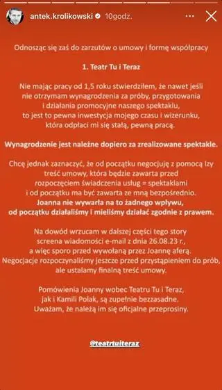 Oświadczenie Antoniego Królikowskiego cz. 8