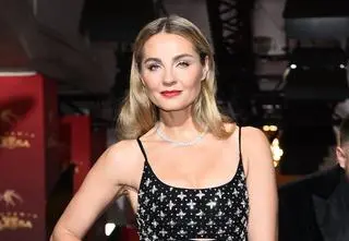 Małgorzata Socha zabrała dzieci na premierę. To dla nich debiut na czerwonym dywanie