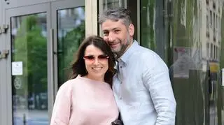 Katarzyna Pakosińska z mężem